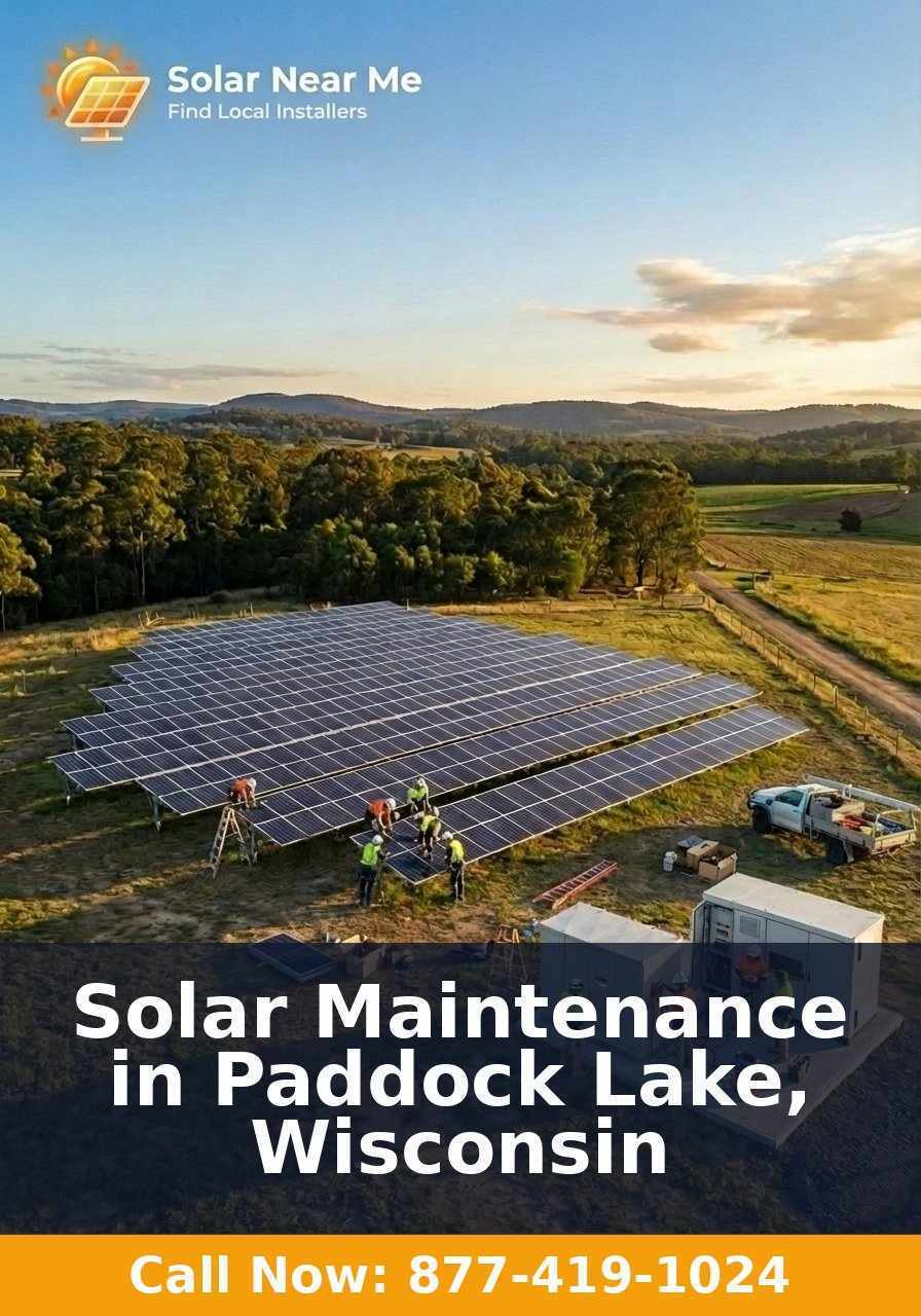 Solar Maintenance in Paddock Lake, Wisconsin