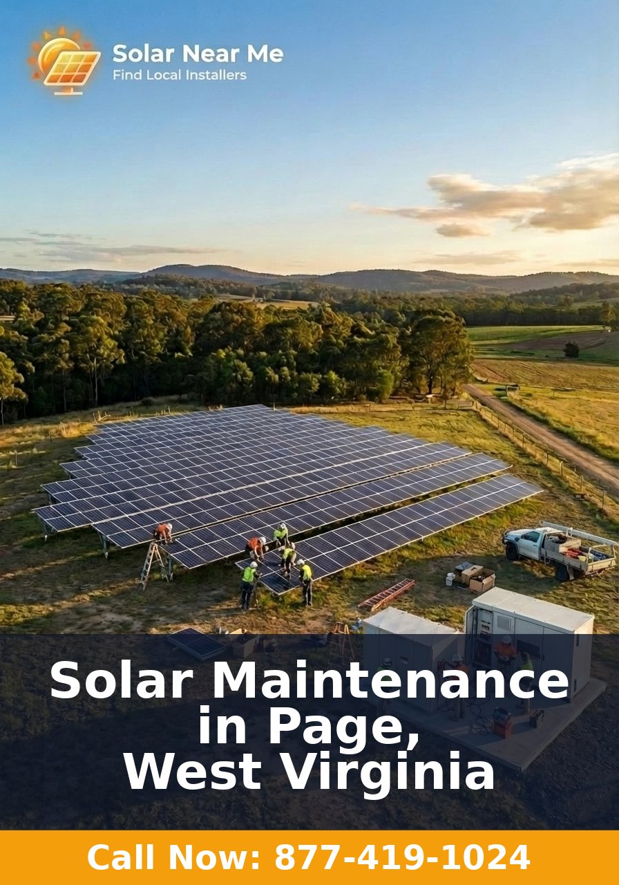 Solar Maintenance in Page, West Virginia