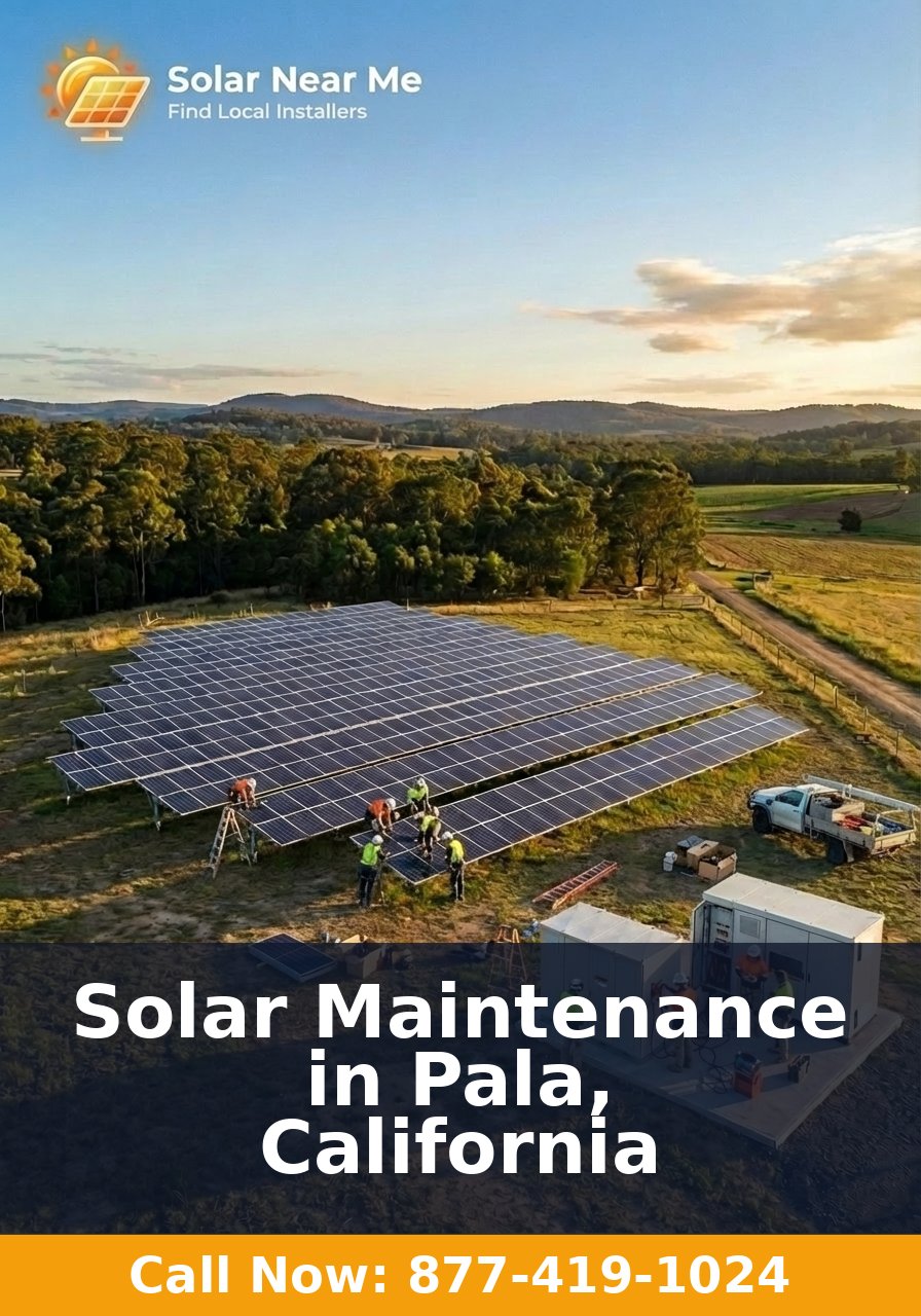 Solar Maintenance in Pala, California