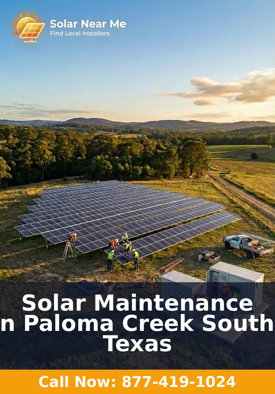Solar Maintenance in Paloma Creek South, Texas