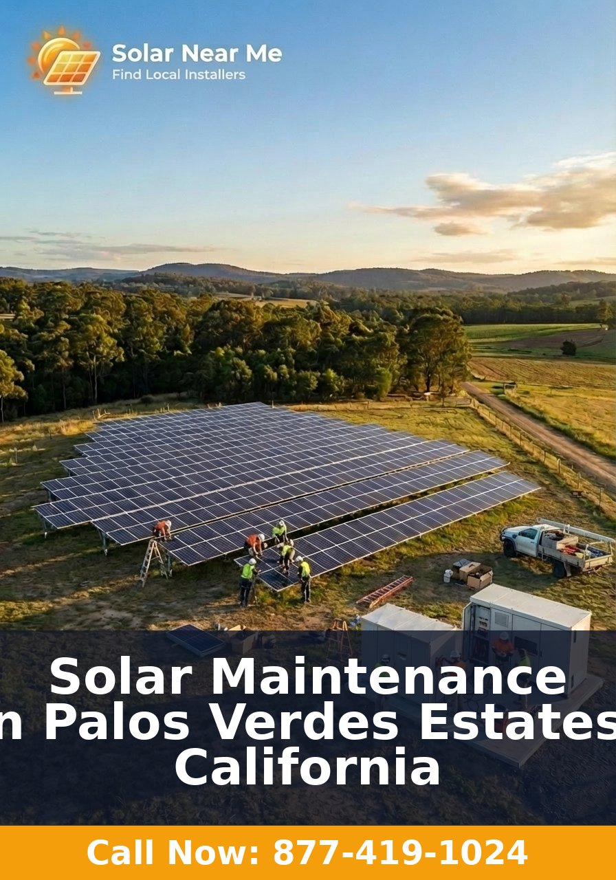 Solar Maintenance in Palos Verdes Estates, California