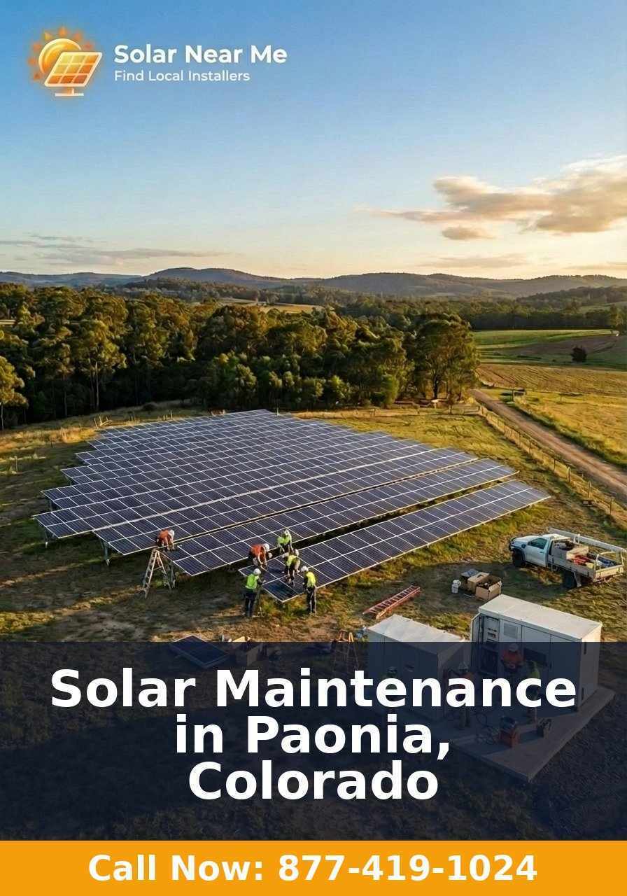 Solar Maintenance in Paonia, Colorado
