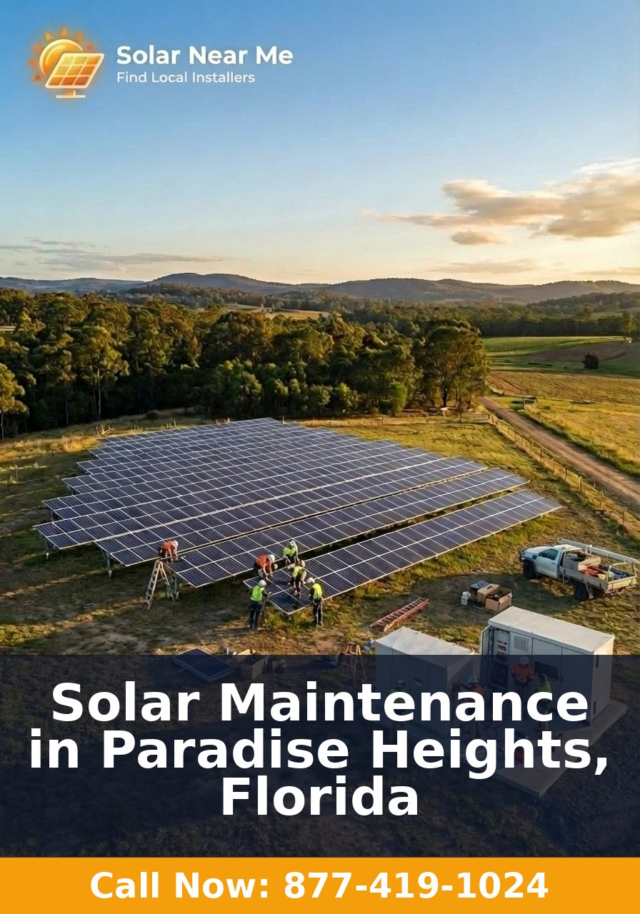 Solar Maintenance in Paradise Heights, Florida