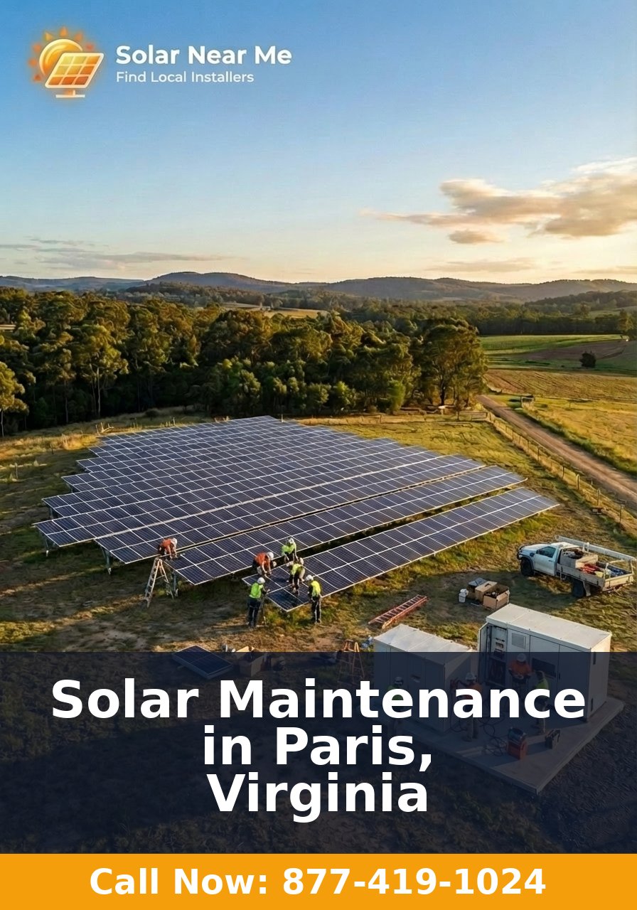 Solar Maintenance in Paris, Virginia