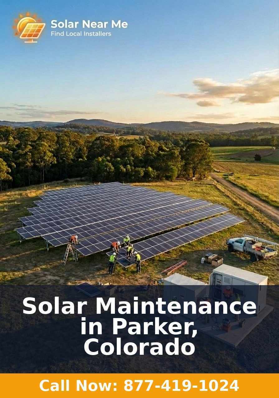 Solar Maintenance in Parker, Colorado