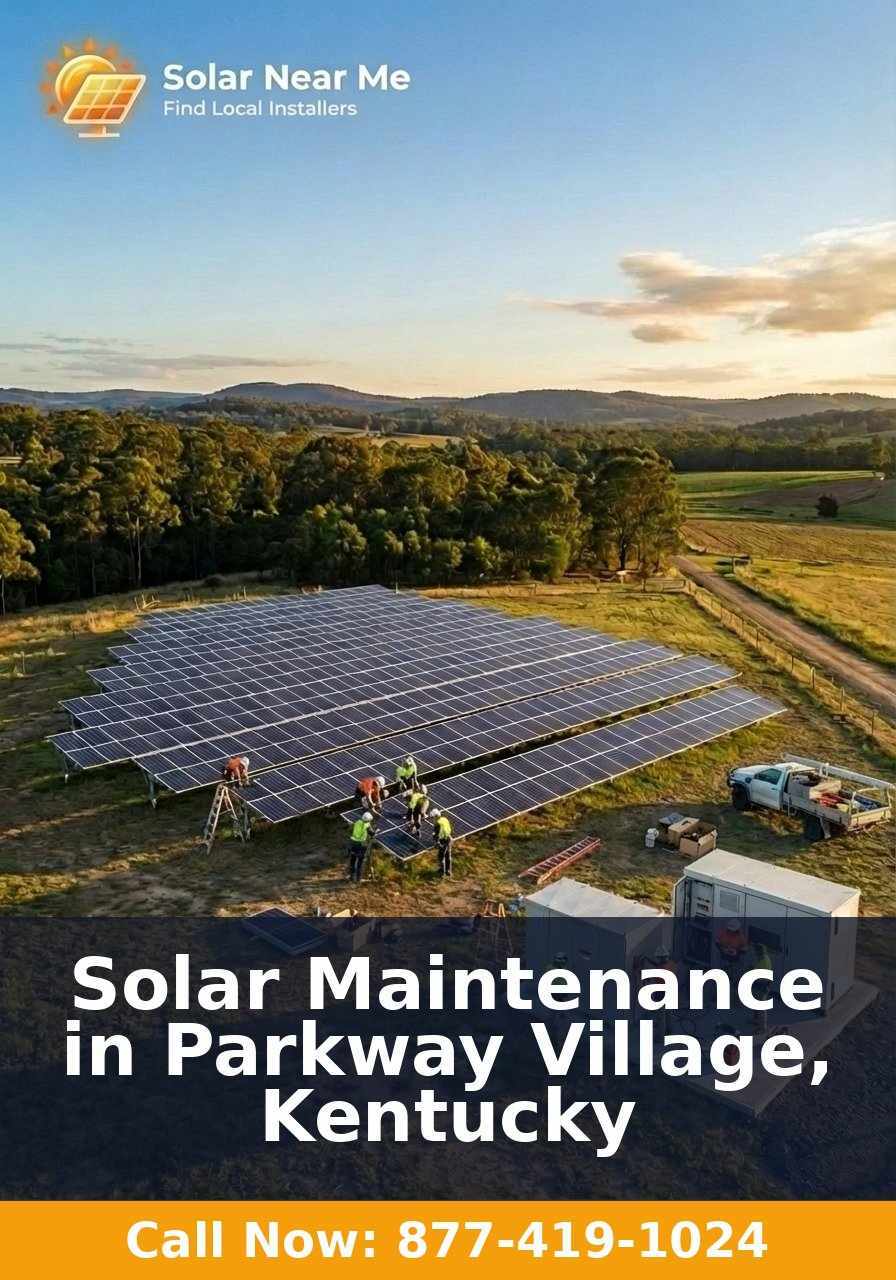 Solar Maintenance in Parkway Village, Kentucky