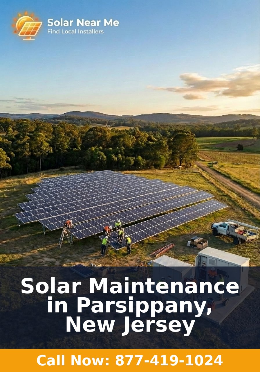 Solar Maintenance in Parsippany, New Jersey