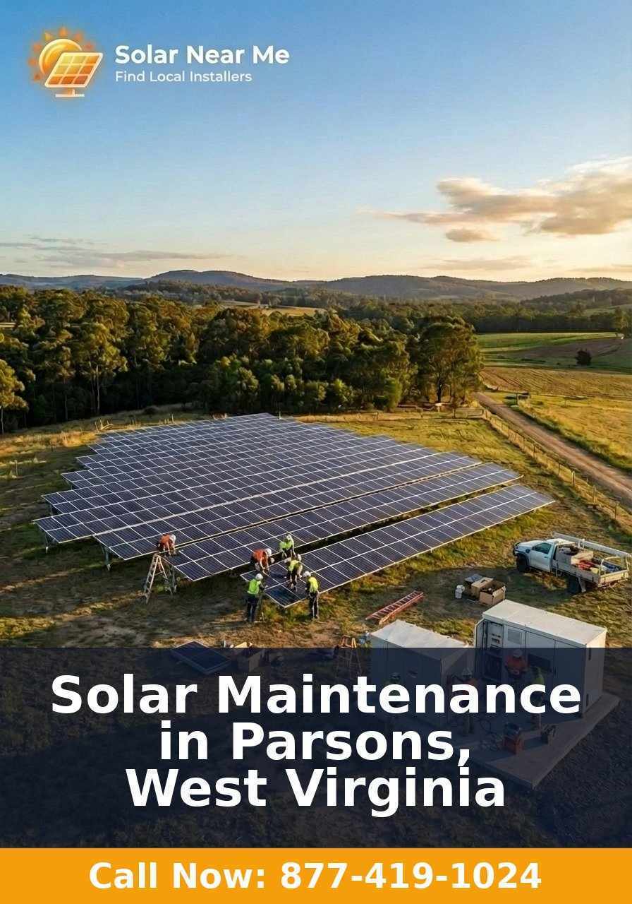 Solar Maintenance in Parsons, West Virginia