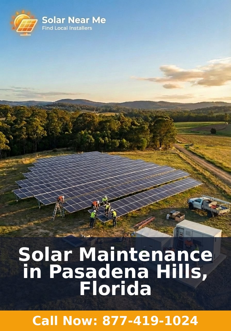 Solar Maintenance in Pasadena Hills, Florida