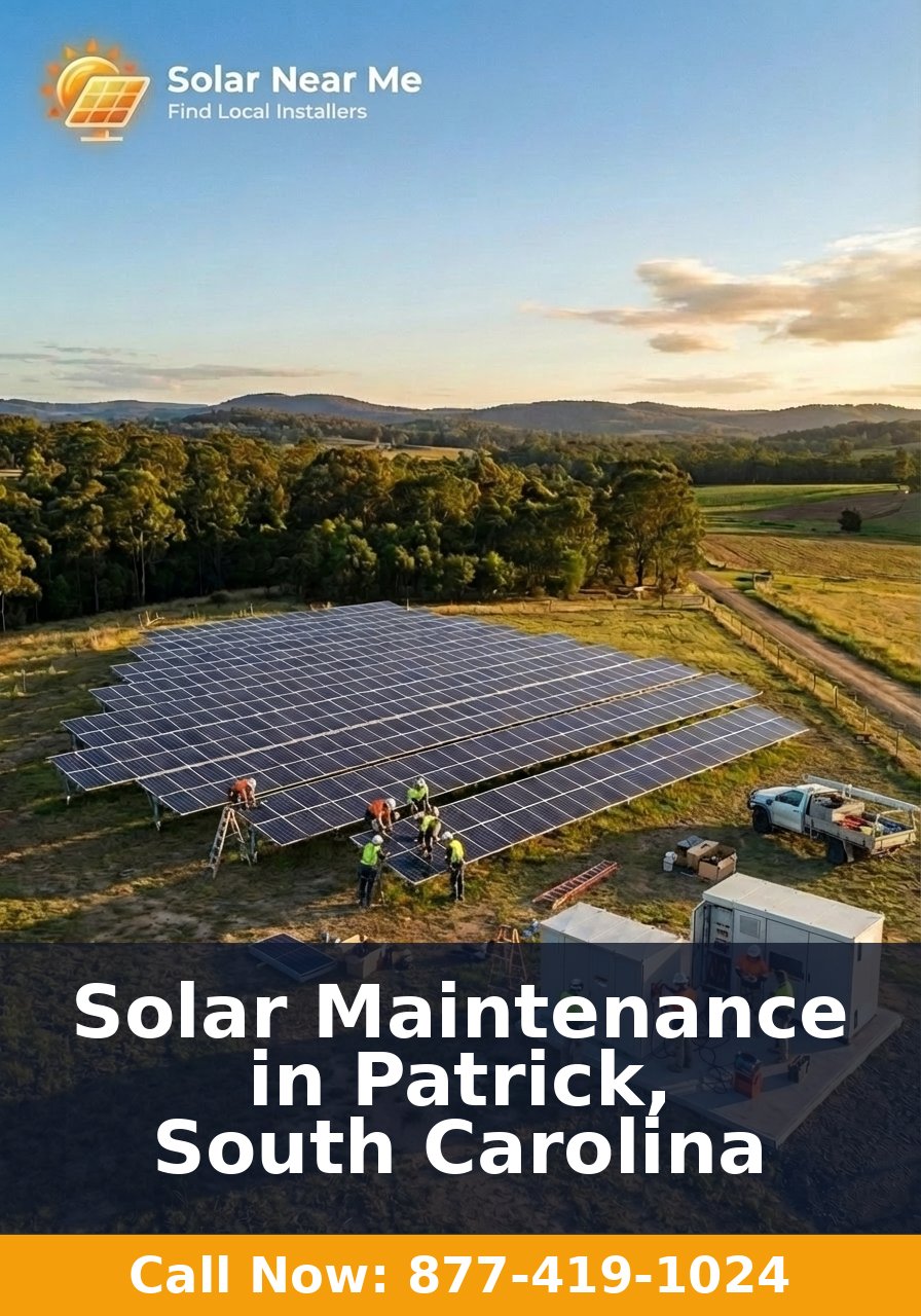 Solar Maintenance in Patrick, South Carolina
