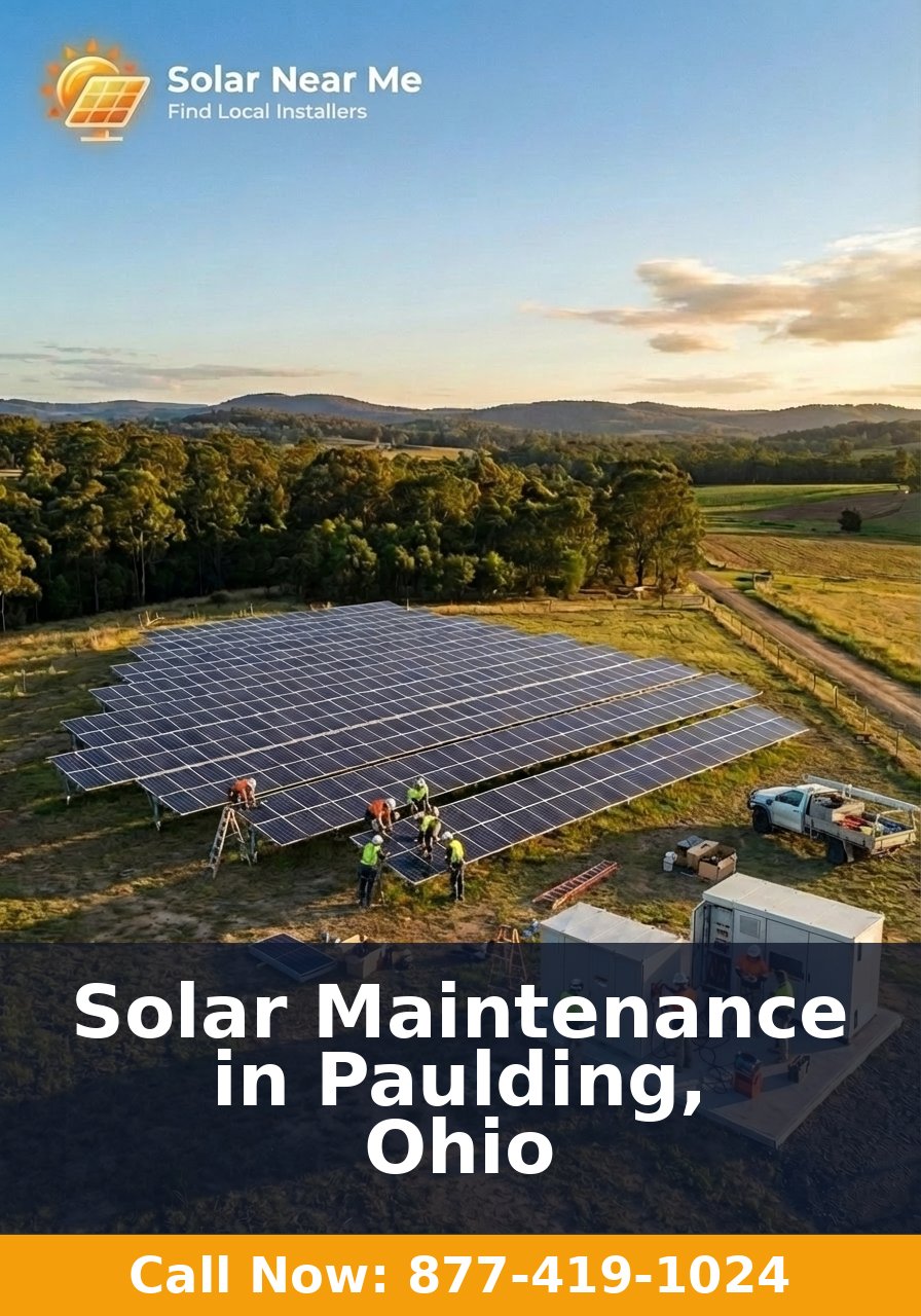 Solar Maintenance in Paulding, Ohio