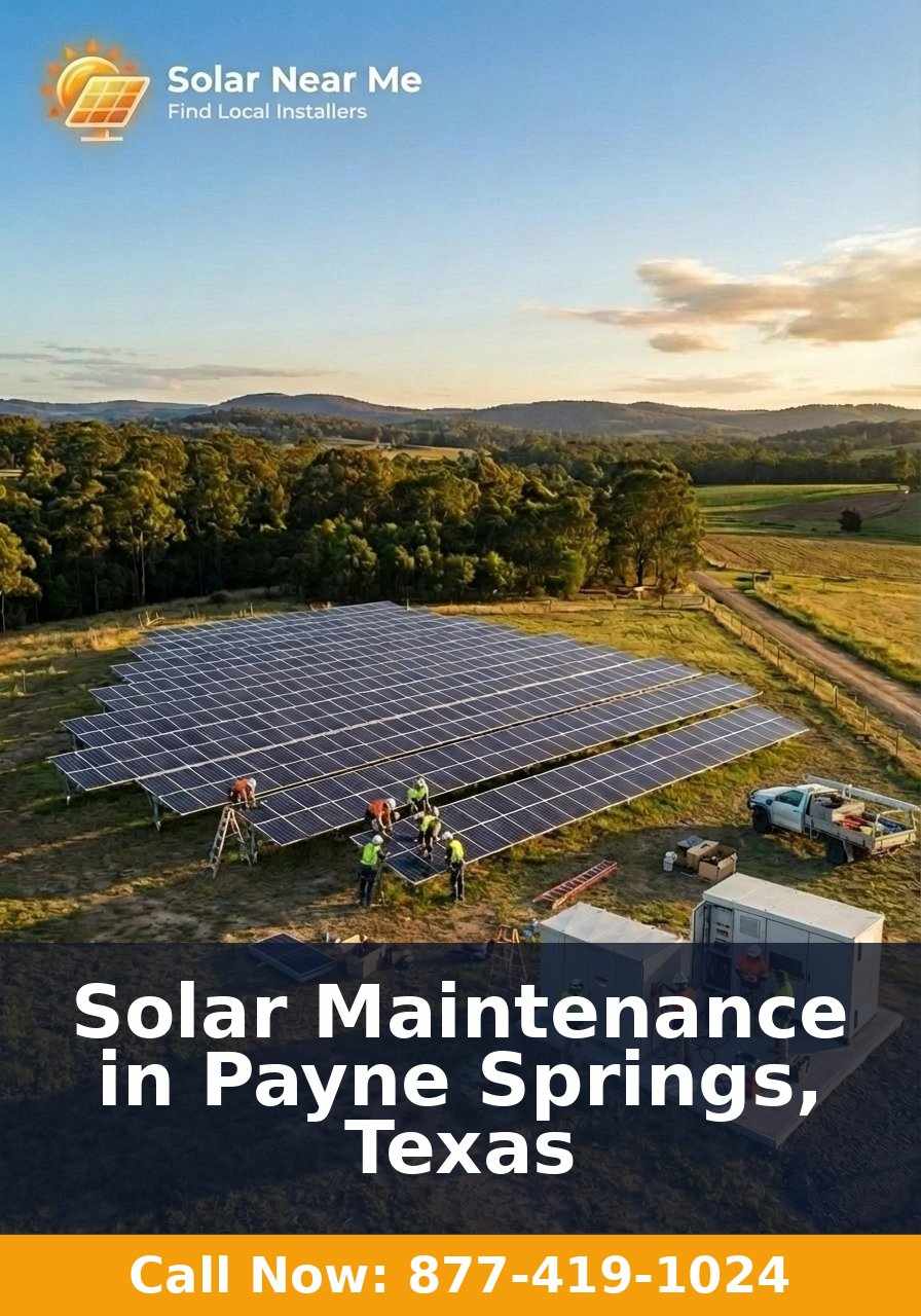 Solar Maintenance in Payne Springs, Texas