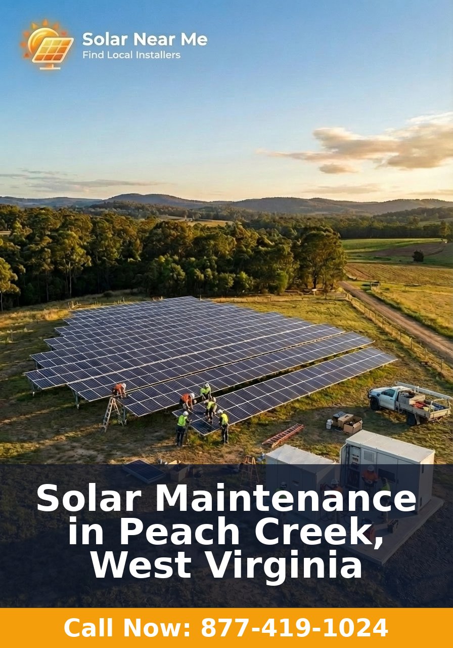 Solar Maintenance in Peach Creek, West Virginia