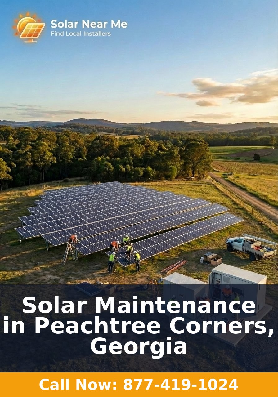 Solar Maintenance in Peachtree Corners, Georgia