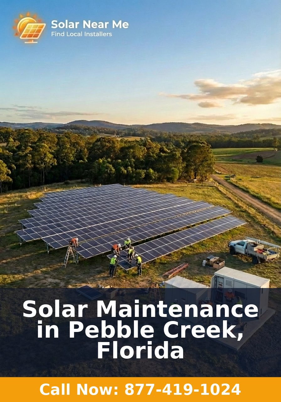 Solar Maintenance in Pebble Creek, Florida