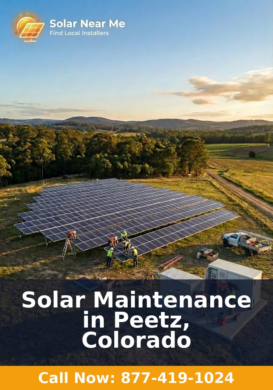 Solar Maintenance in Peetz, Colorado