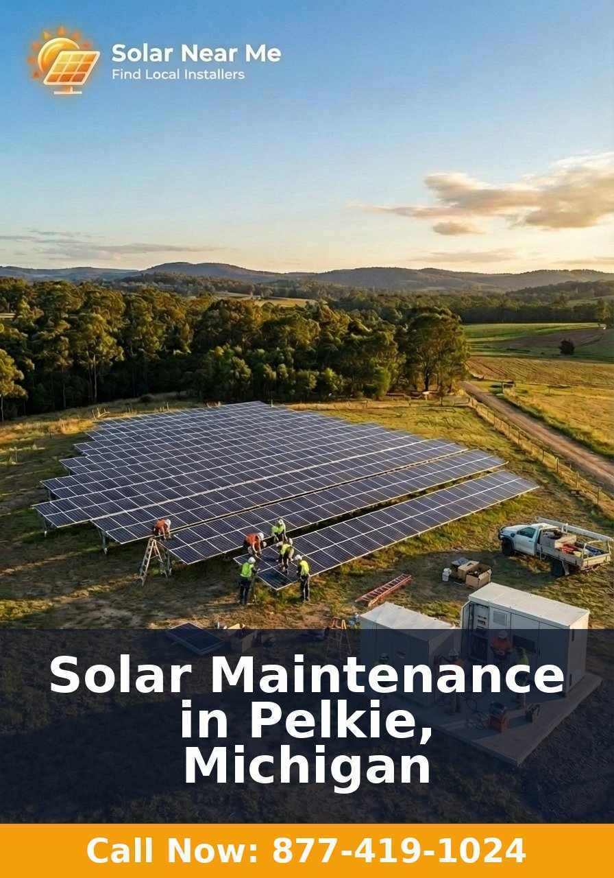 Solar Maintenance in Pelkie, Michigan
