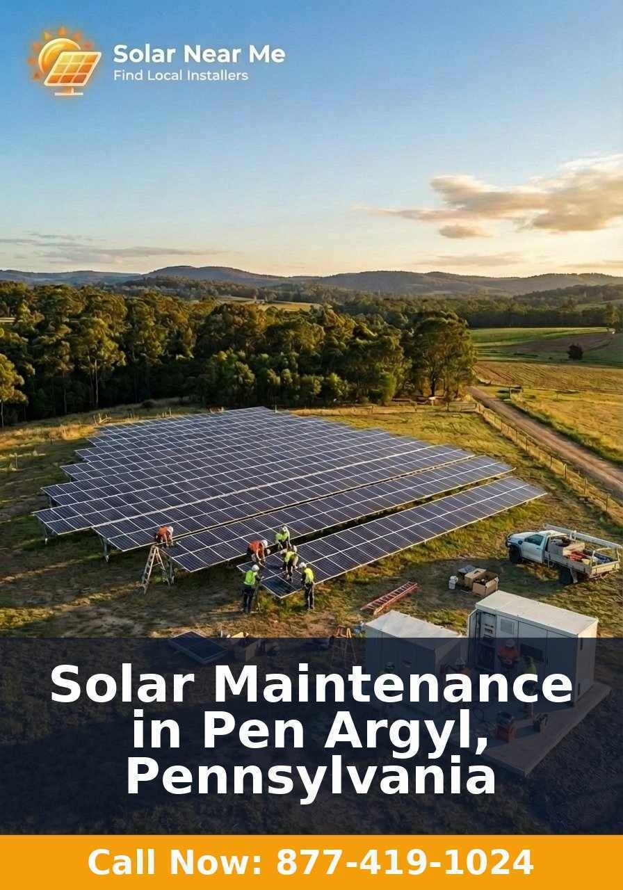 Solar Maintenance in Pen Argyl, Pennsylvania