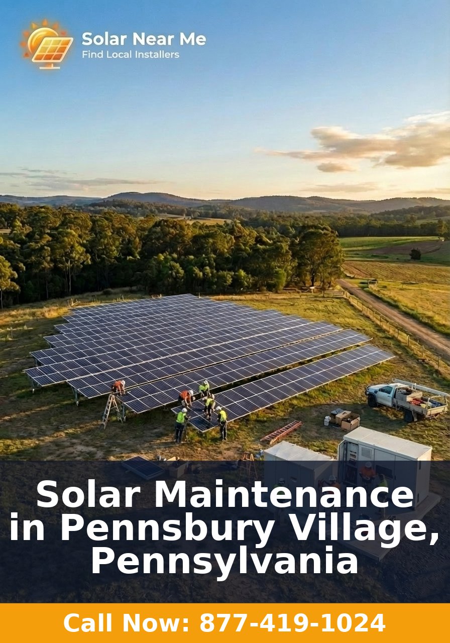 Solar Maintenance in Pennsbury Village, Pennsylvania