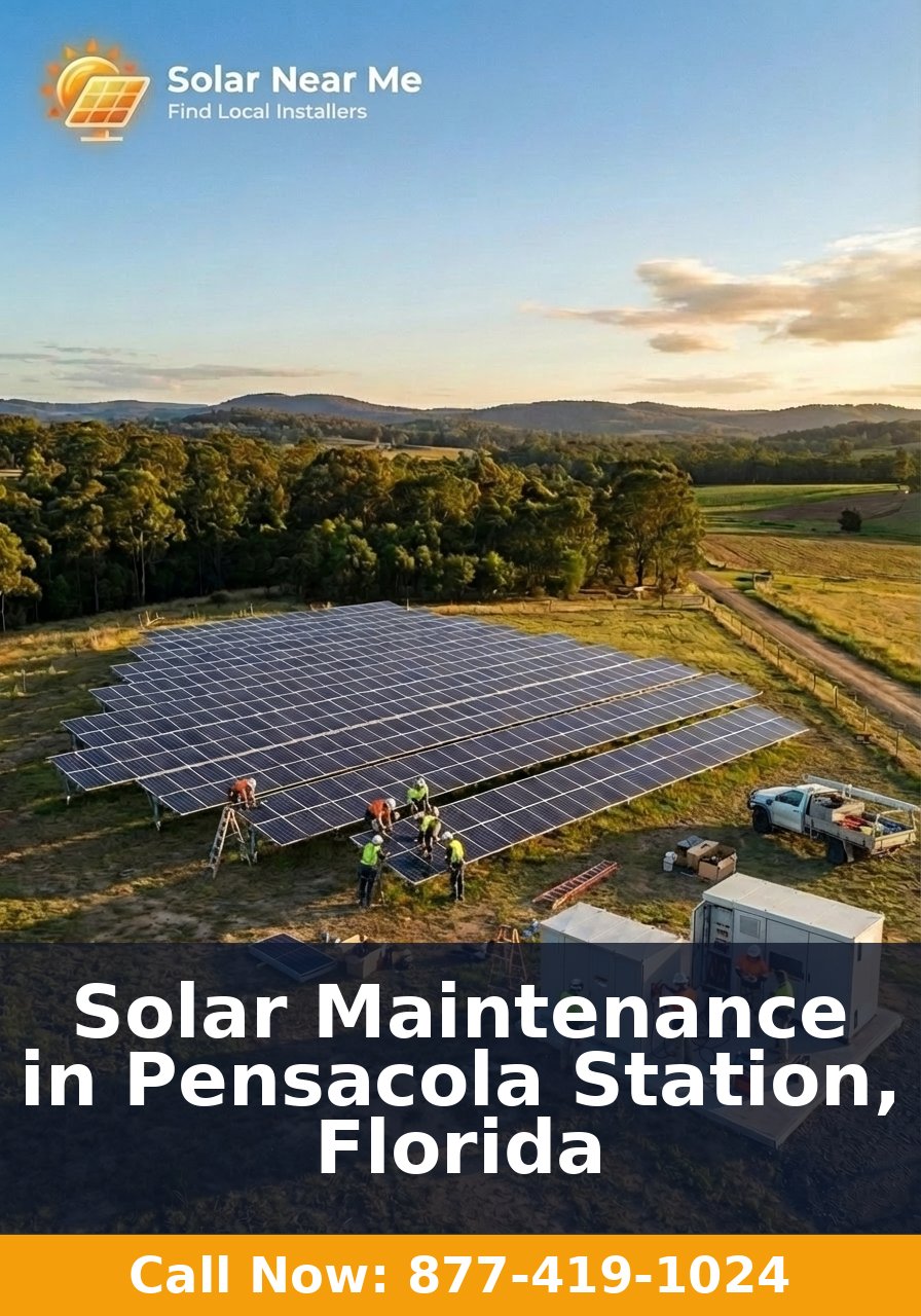 Solar Maintenance in Pensacola Station, Florida