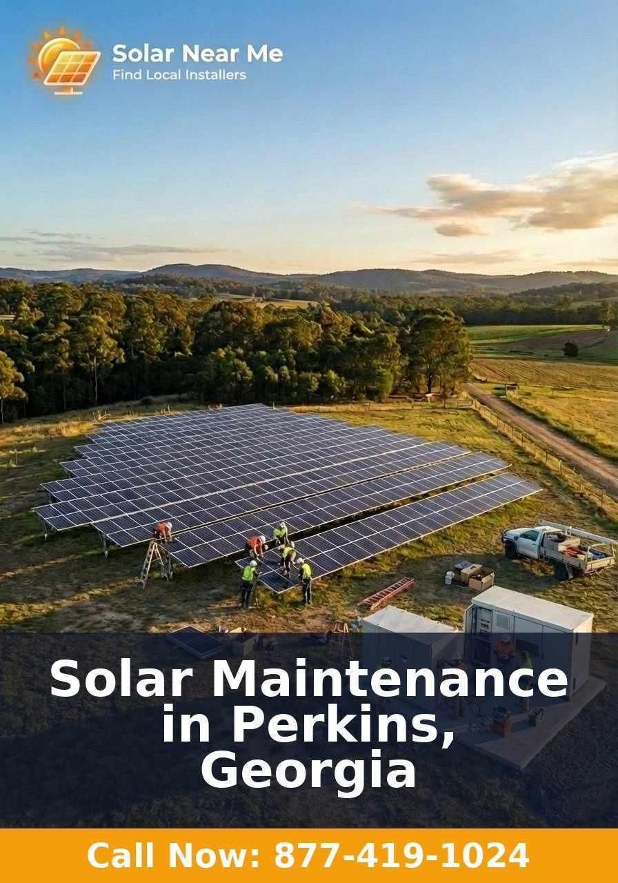 Solar Maintenance in Perkins, Georgia