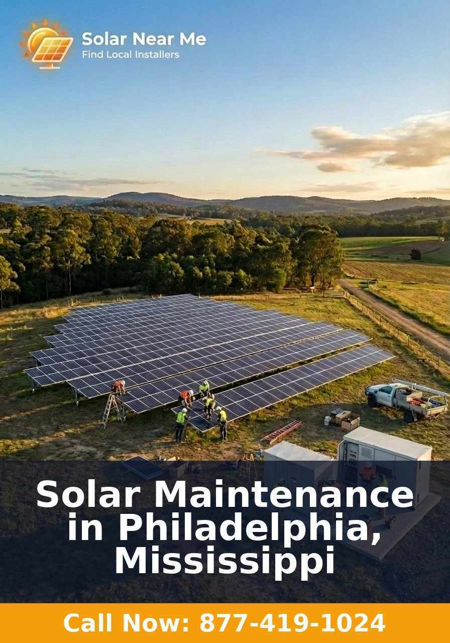 Solar Maintenance in Philadelphia, Mississippi