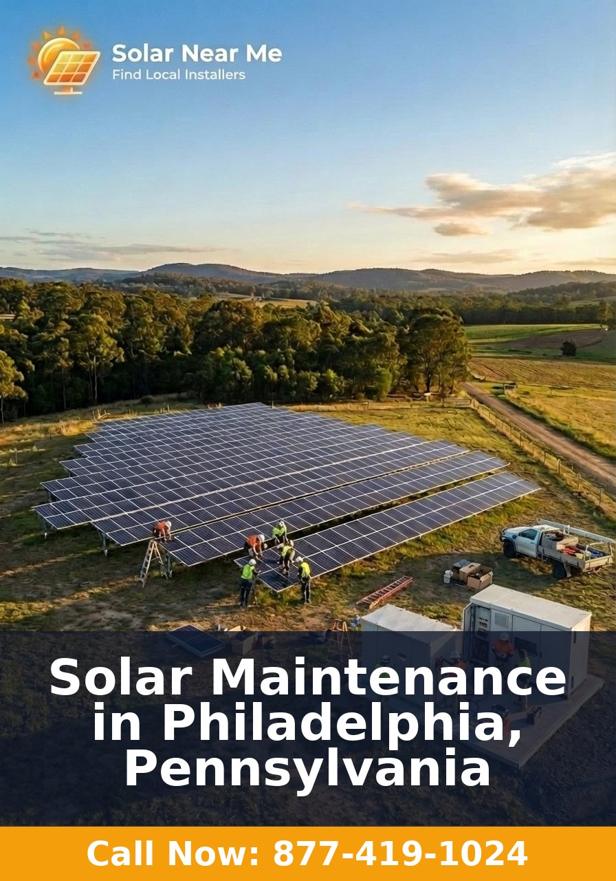 Solar Maintenance in Philadelphia, Pennsylvania