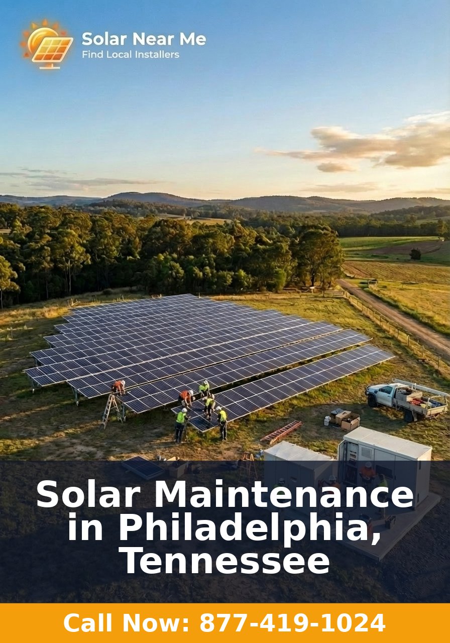 Solar Maintenance in Philadelphia, Tennessee