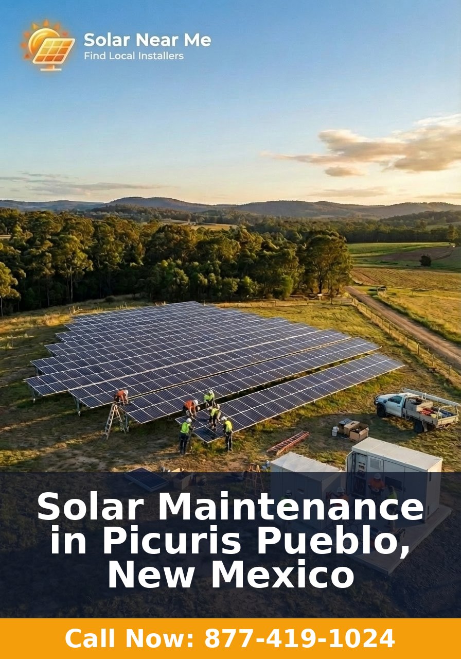 Solar Maintenance in Picuris Pueblo, New Mexico