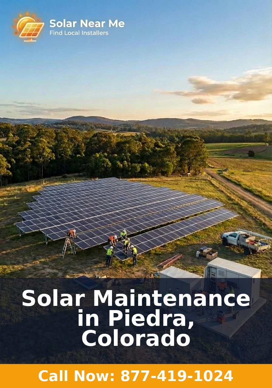 Solar Maintenance in Piedra, Colorado