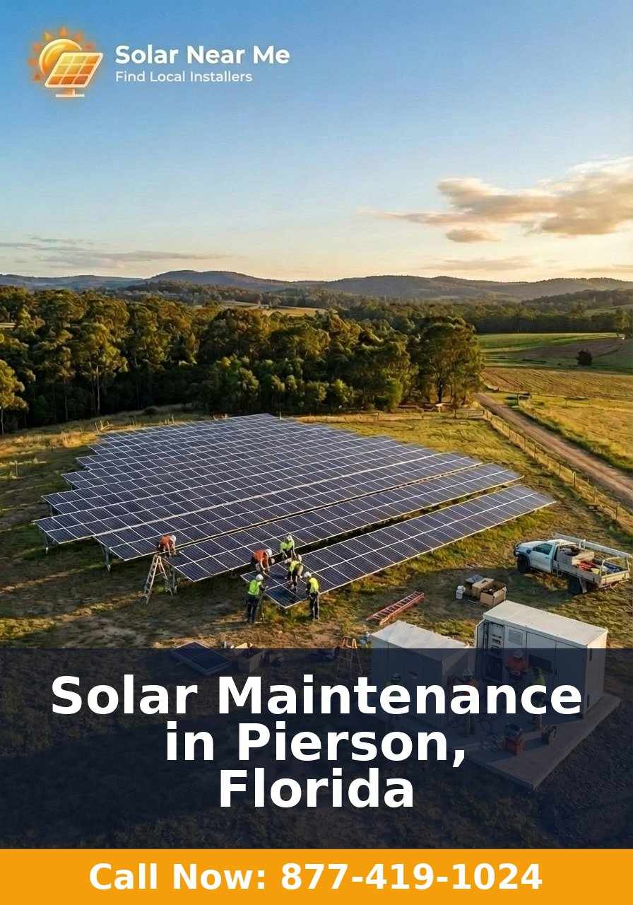 Solar Maintenance in Pierson, Florida