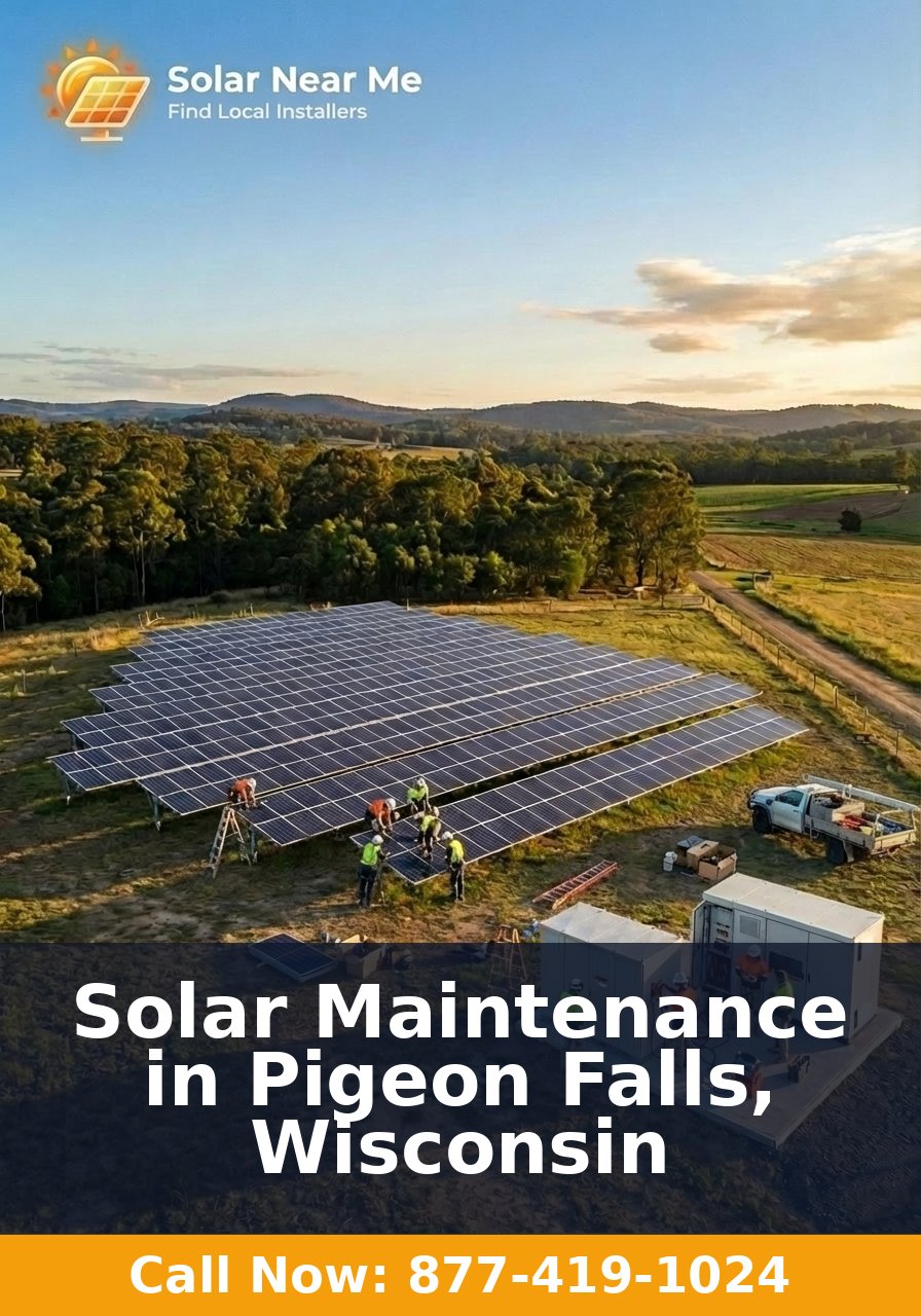 Solar Maintenance in Pigeon Falls, Wisconsin