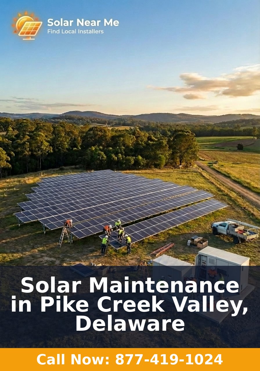 Solar Maintenance in Pike Creek Valley, Delaware