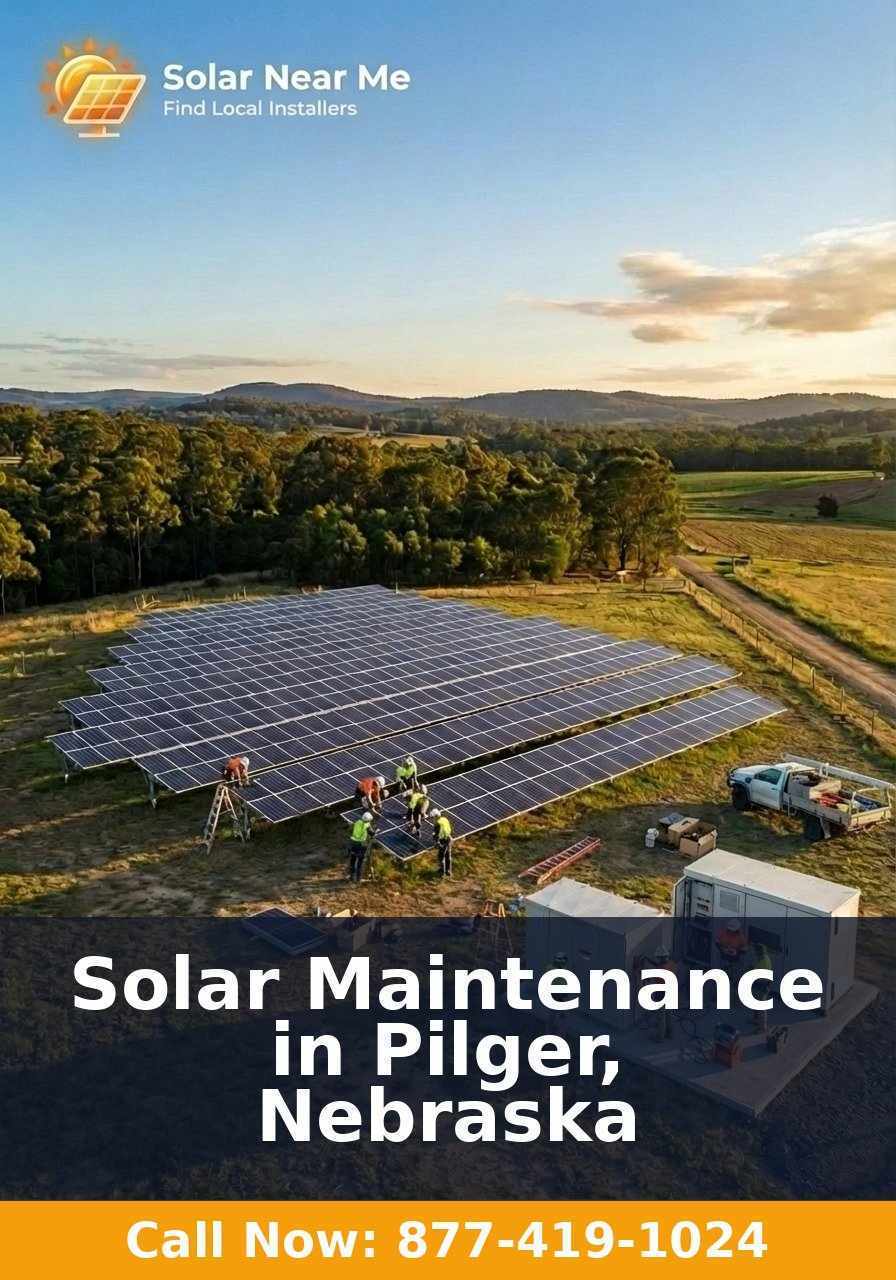 Solar Maintenance in Pilger, Nebraska
