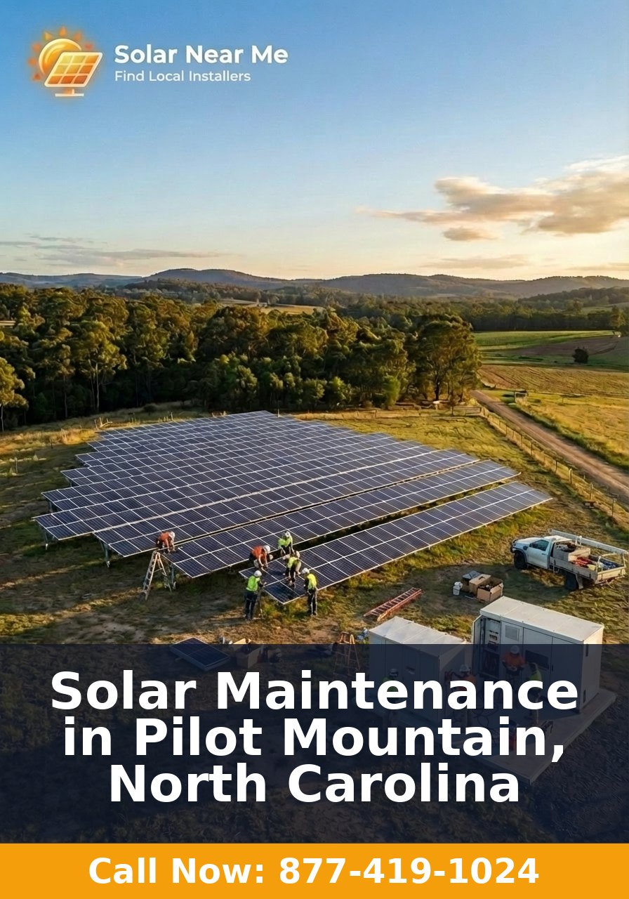 Solar Maintenance in Pilot Mountain, North Carolina