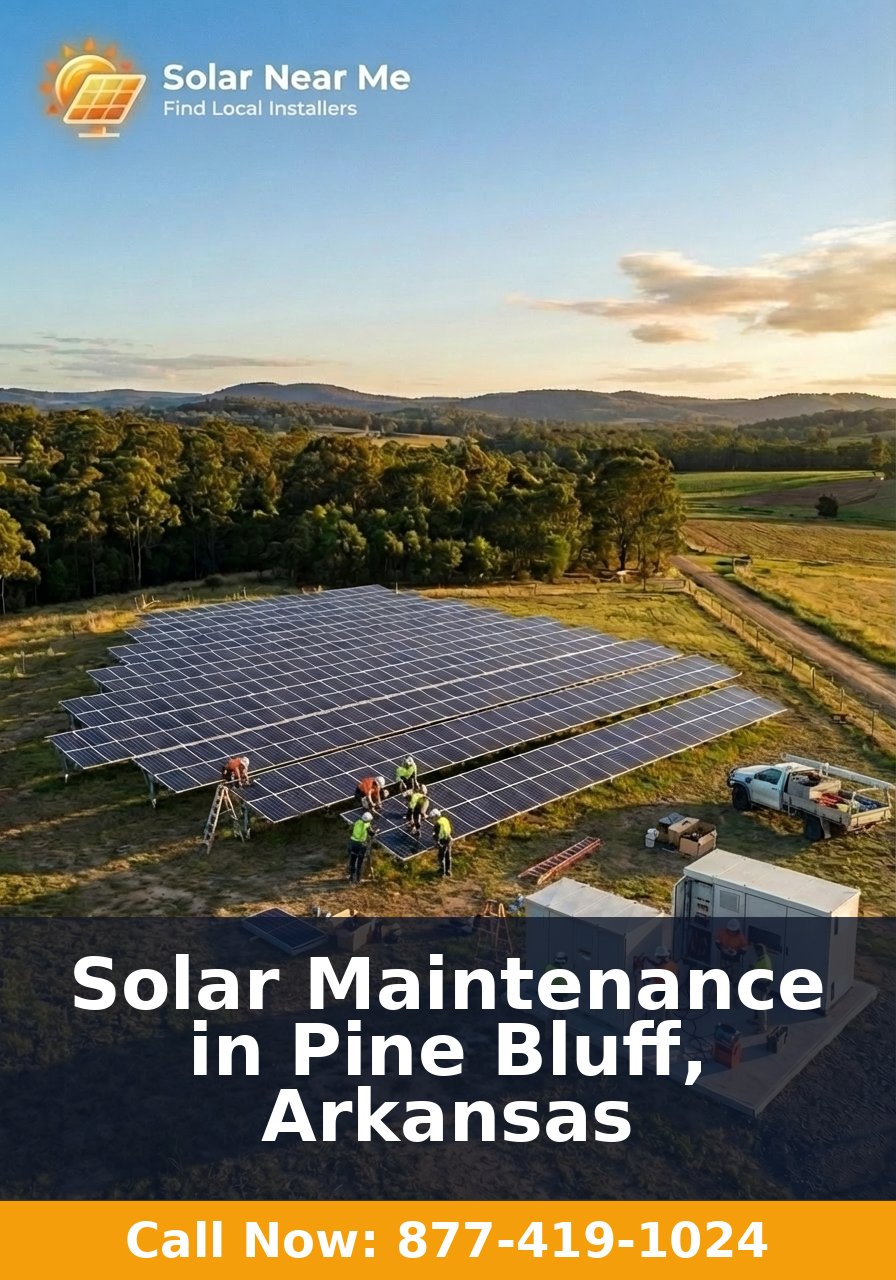 Solar Maintenance in Pine Bluff, Arkansas
