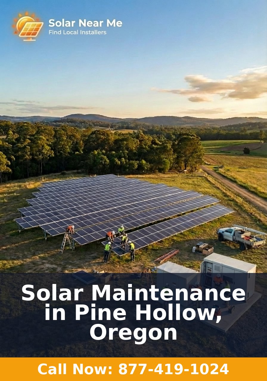 Solar Maintenance in Pine Hollow, Oregon