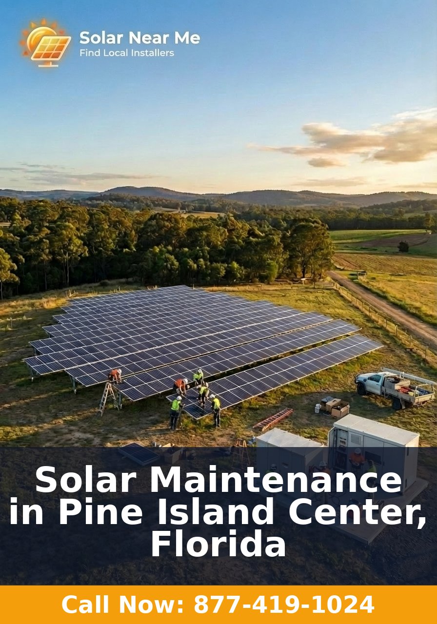 Solar Maintenance in Pine Island Center, Florida