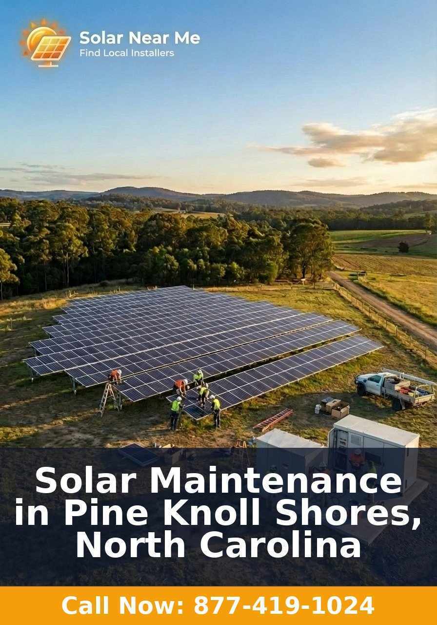 Solar Maintenance in Pine Knoll Shores, North Carolina