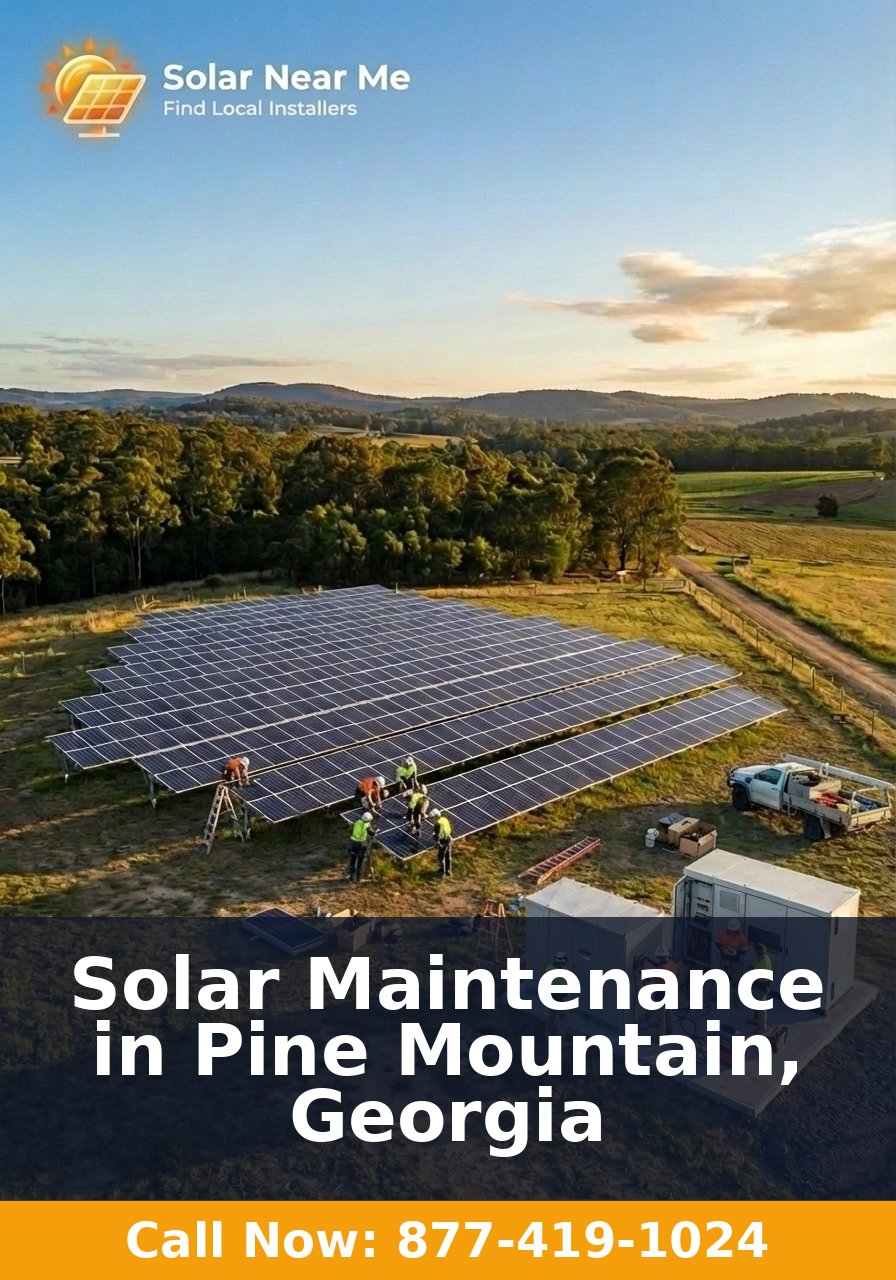 Solar Maintenance in Pine Mountain, Georgia