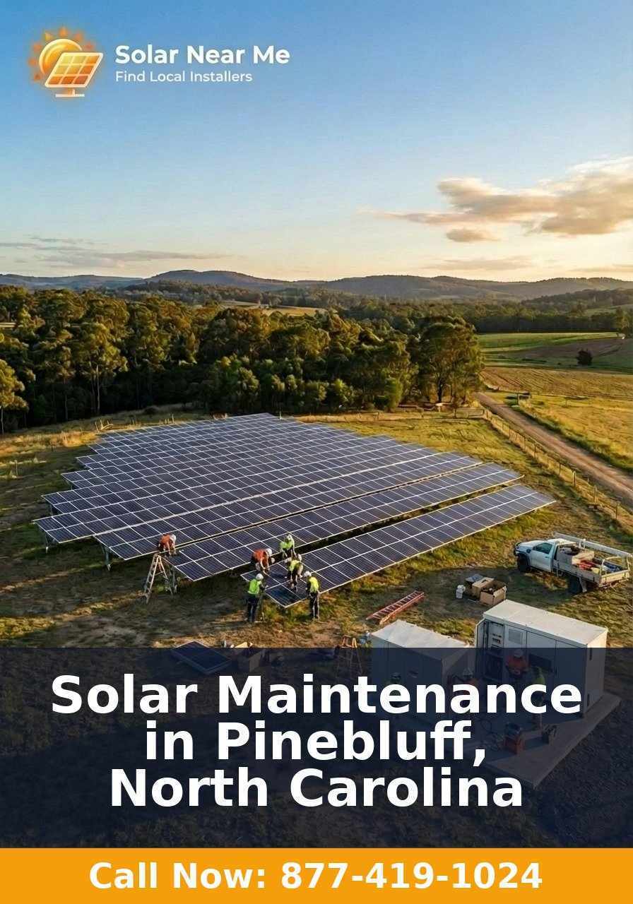 Solar Maintenance in Pinebluff, North Carolina