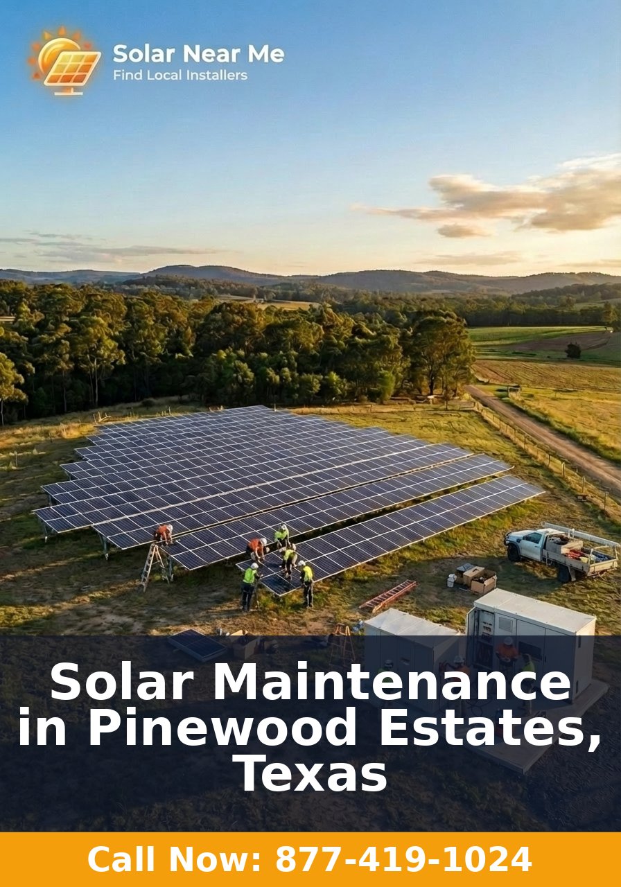 Solar Maintenance in Pinewood Estates, Texas