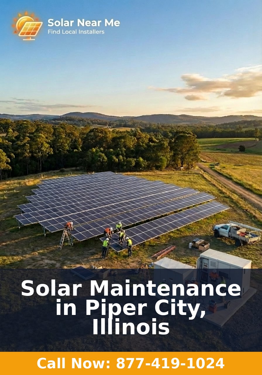 Solar Maintenance in Piper City, Illinois