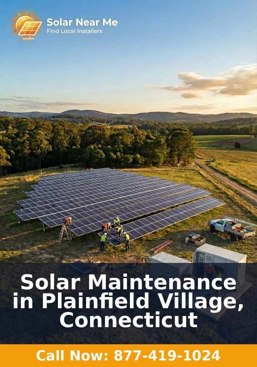 Solar Maintenance in Plainfield Village, Connecticut