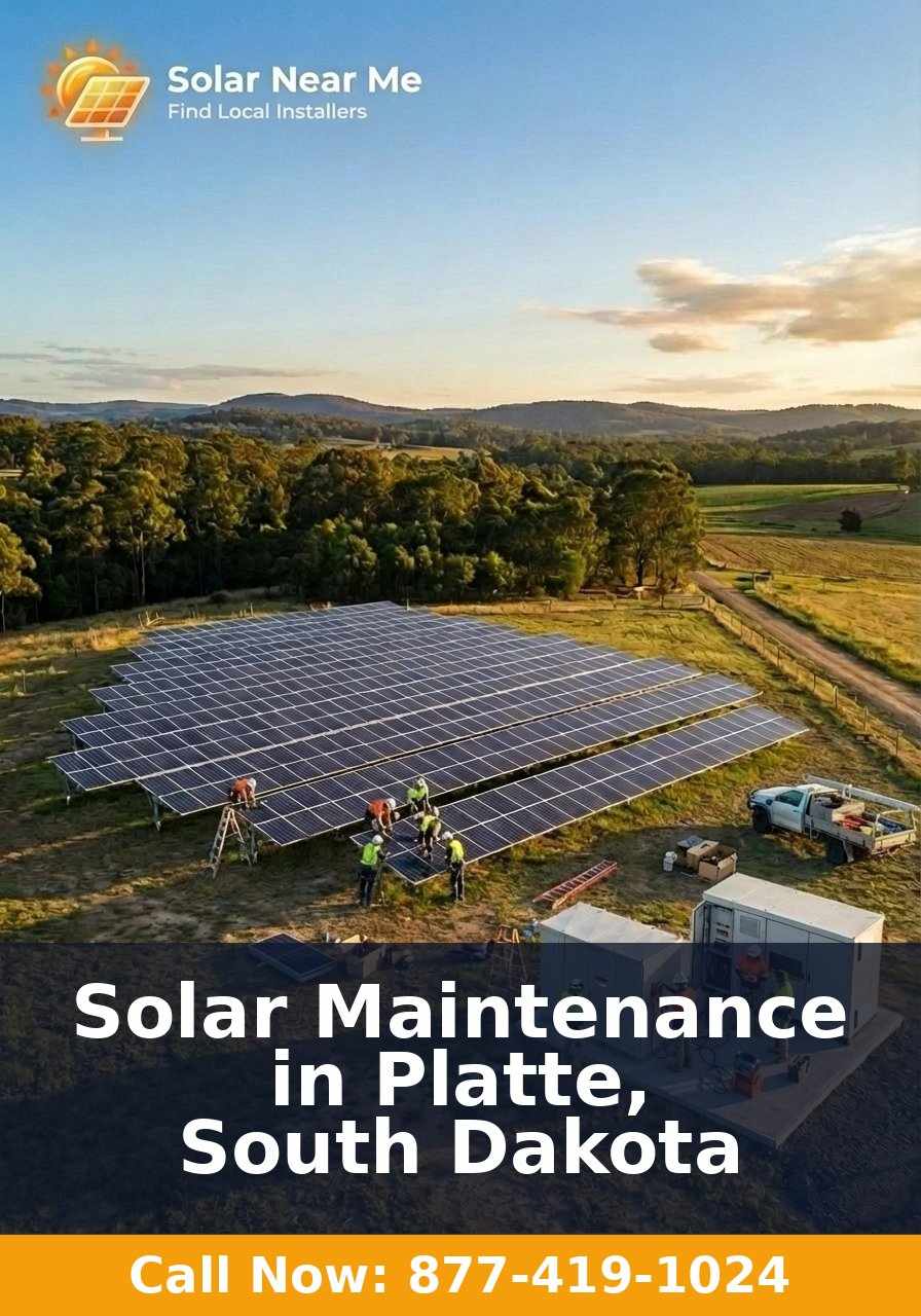 Solar Maintenance in Platte, South Dakota