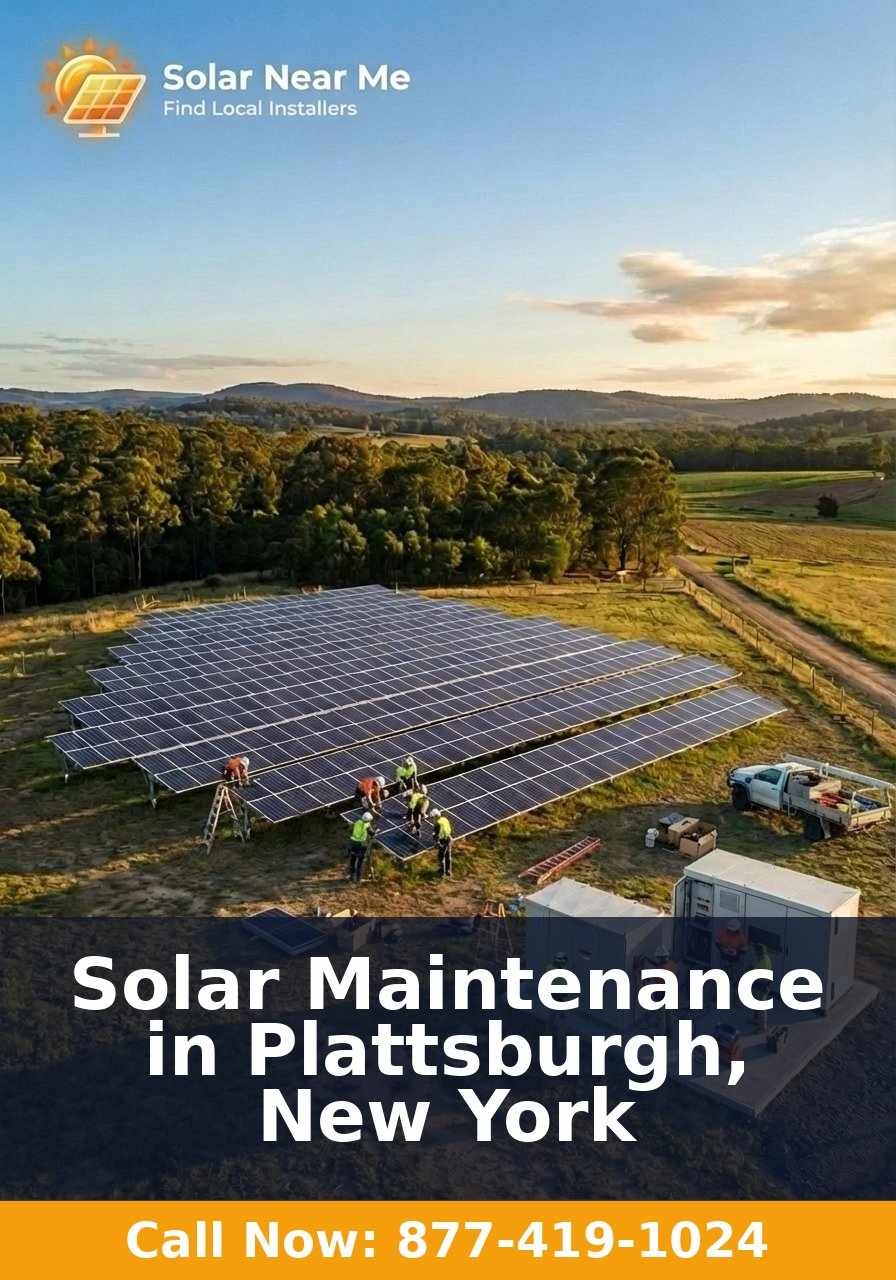 Solar Maintenance in Plattsburgh, New York