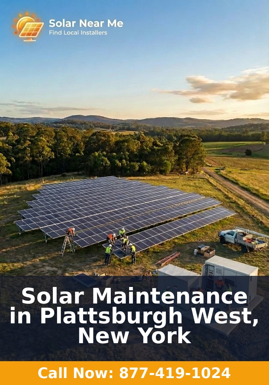 Solar Maintenance in Plattsburgh West, New York