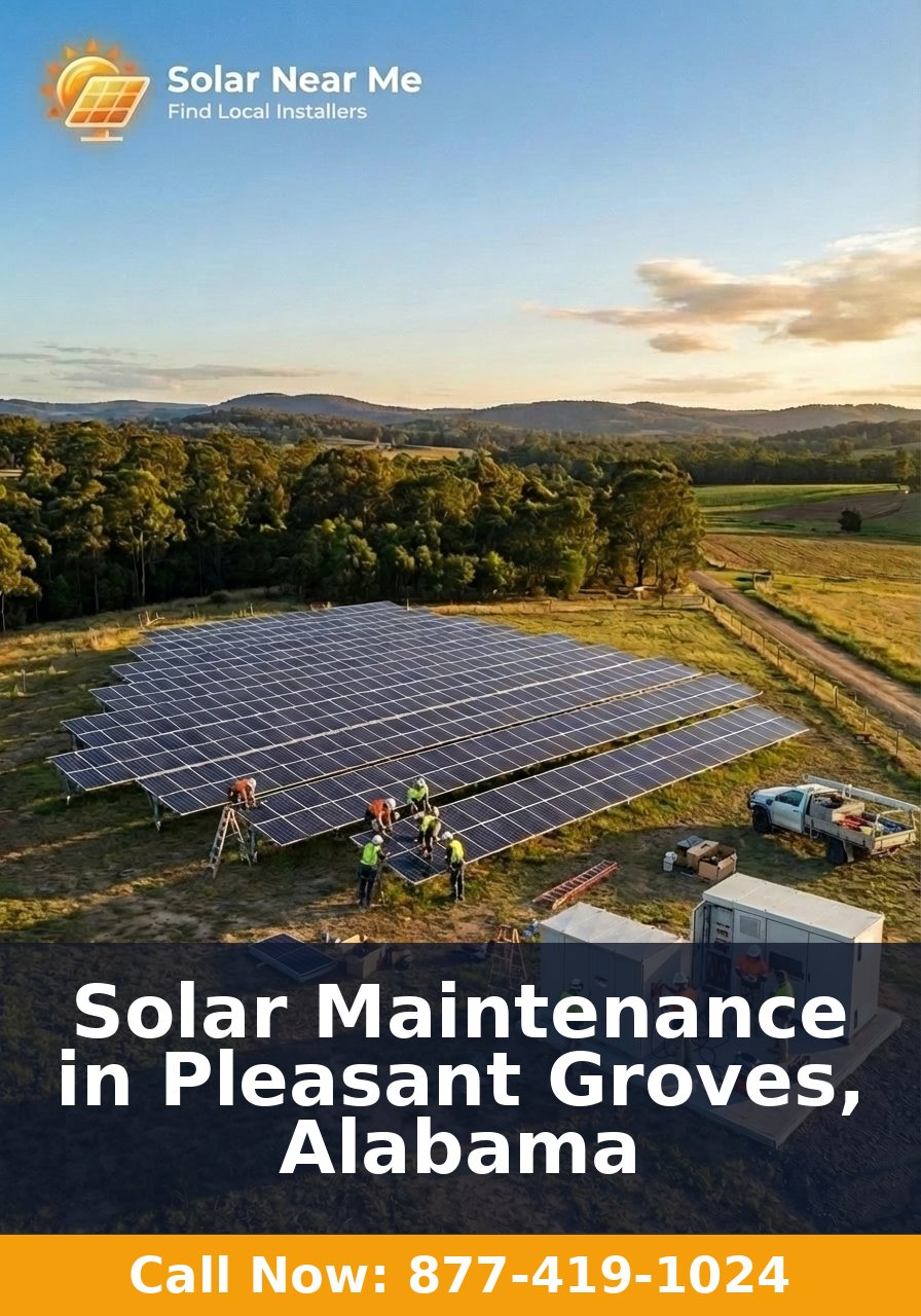 Solar Maintenance in Pleasant Groves, Alabama