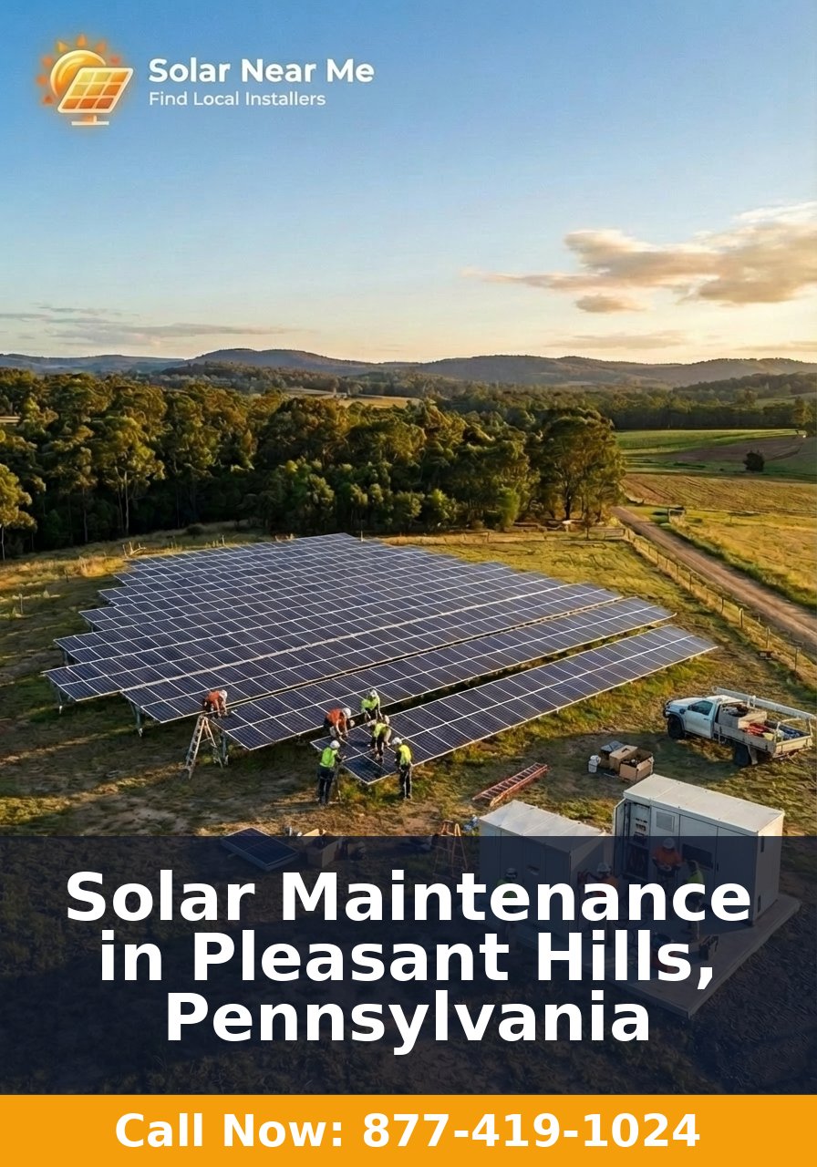 Solar Maintenance in Pleasant Hills, Pennsylvania