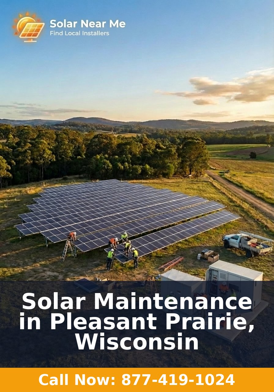 Solar Maintenance in Pleasant Prairie, Wisconsin